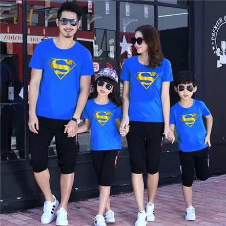Detail Baju Couple Superman Nomer 6