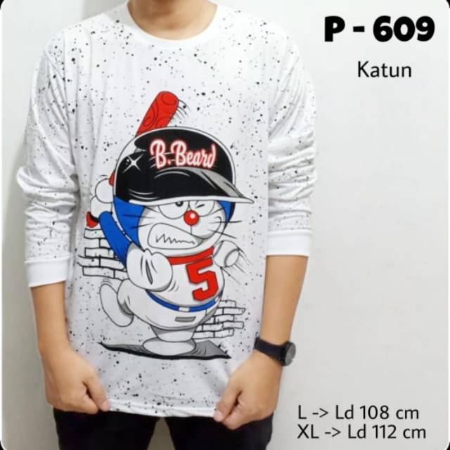 Detail Baju Doraemon Lengan Panjang Terbaru Nomer 8