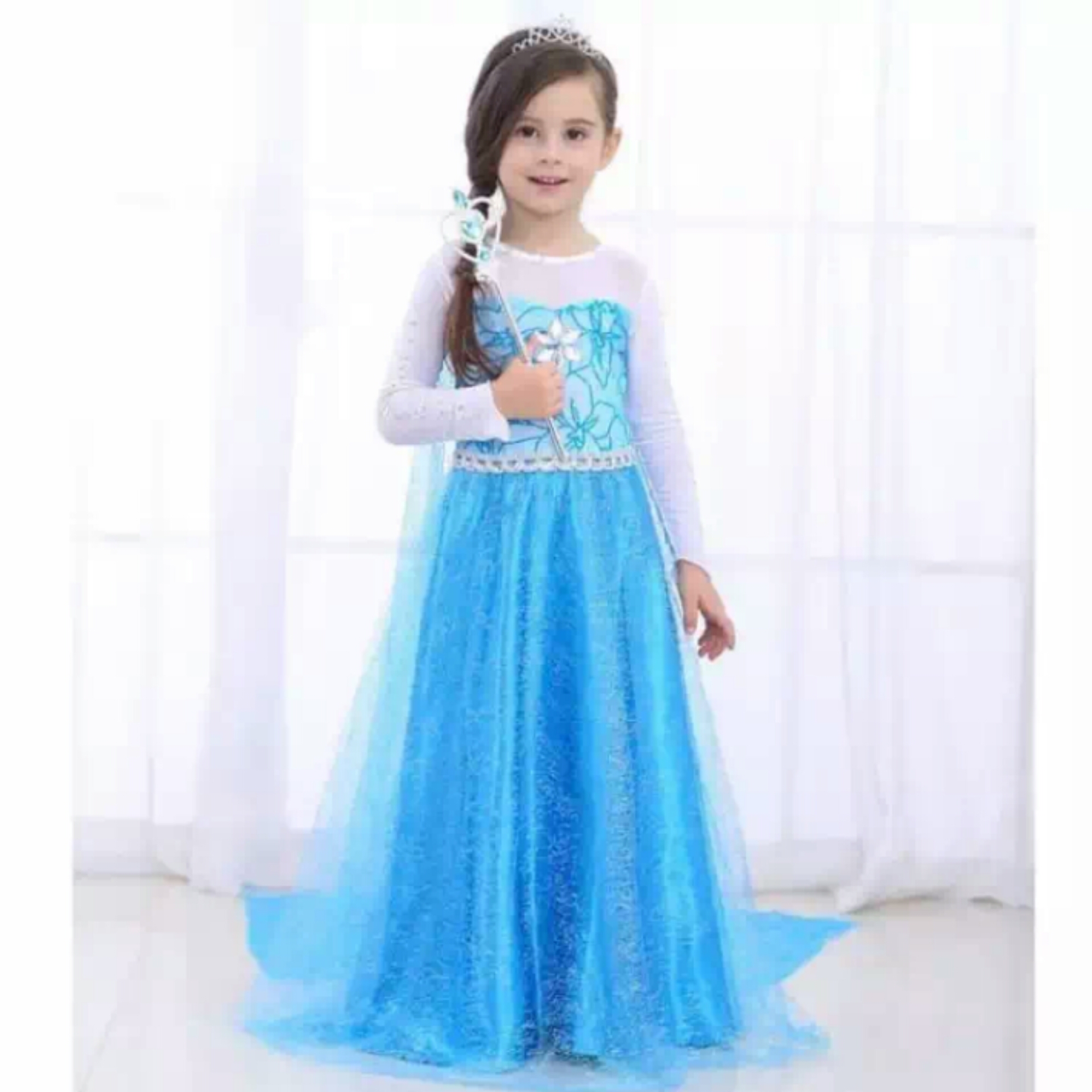 Detail Baju Elsa Frozen Asli Nomer 54