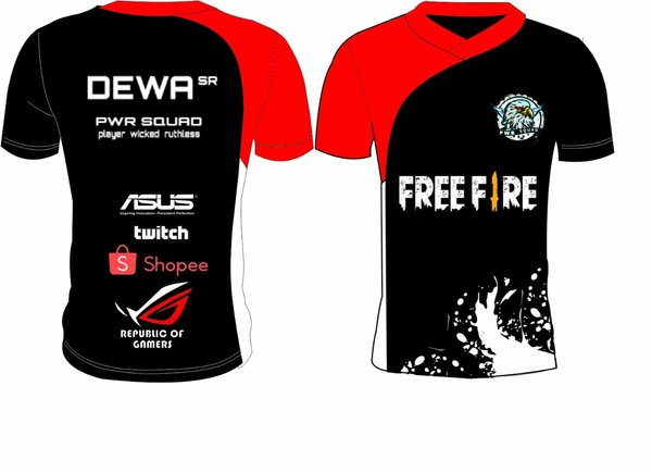 Detail Baju Esport Ff Nomer 27