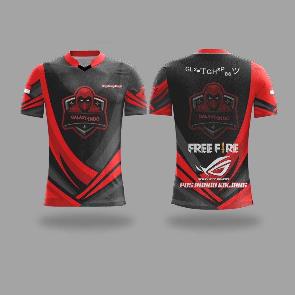 Detail Baju Esport Ff Nomer 6