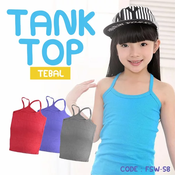 Detail Baju Feminim Tank Top Wanita Nomer 18