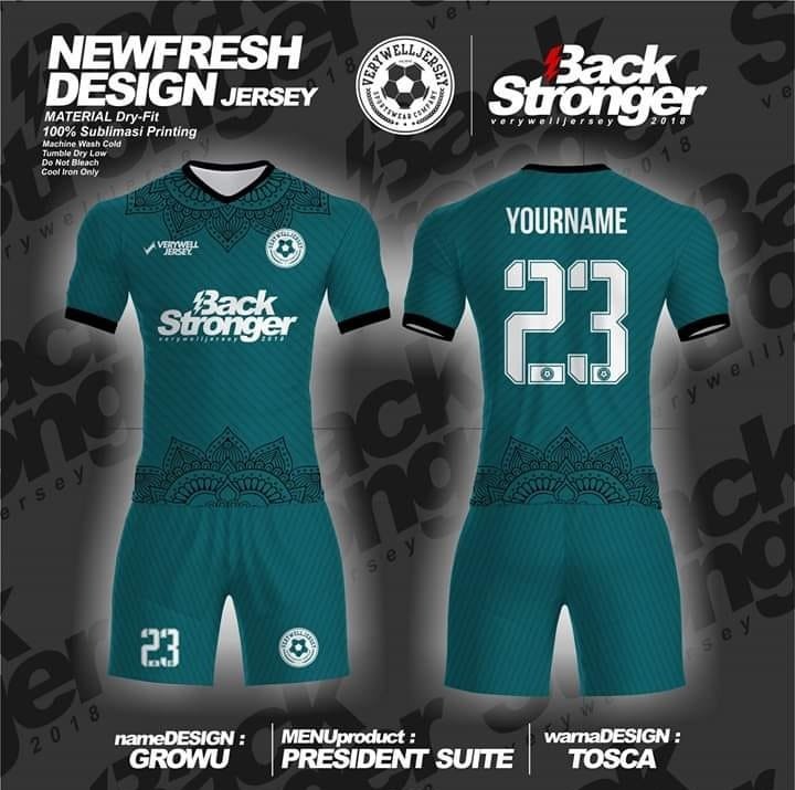 Detail Baju Futsal Keren 2018 Nomer 9