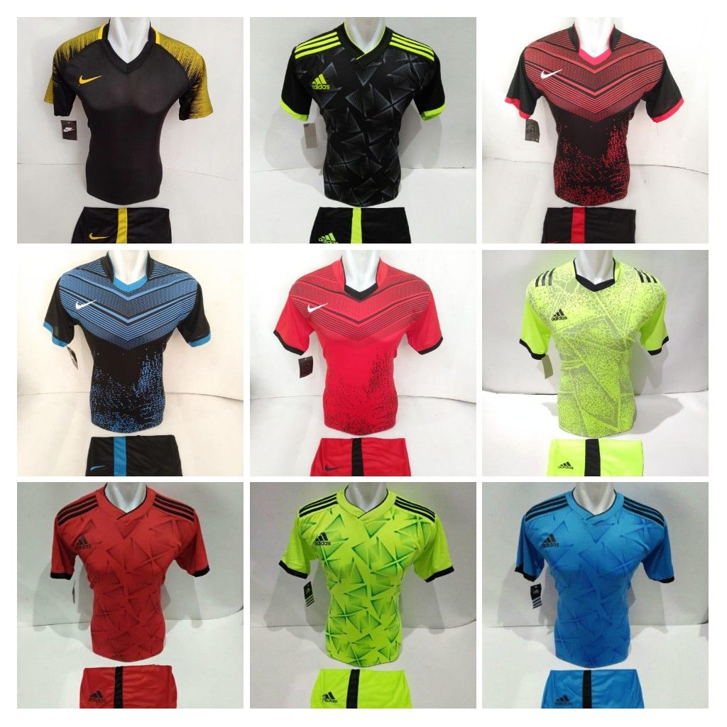 Detail Baju Futsal Keren Polos Nomer 17