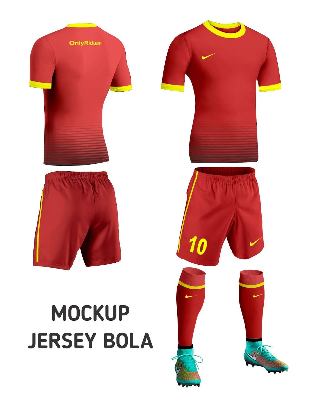 Detail Baju Futsal Keren Polos Nomer 19