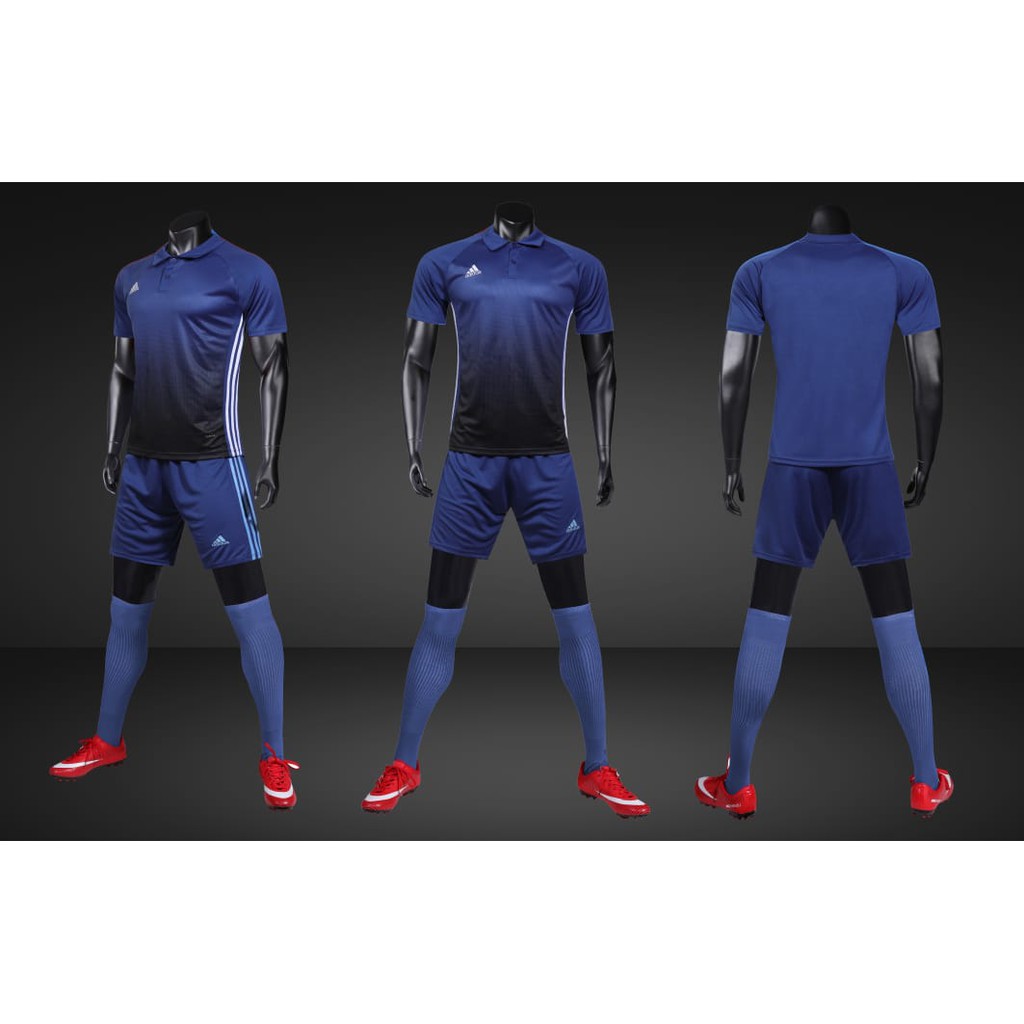 Detail Baju Futsal Warna Biru Dongker Nomer 50