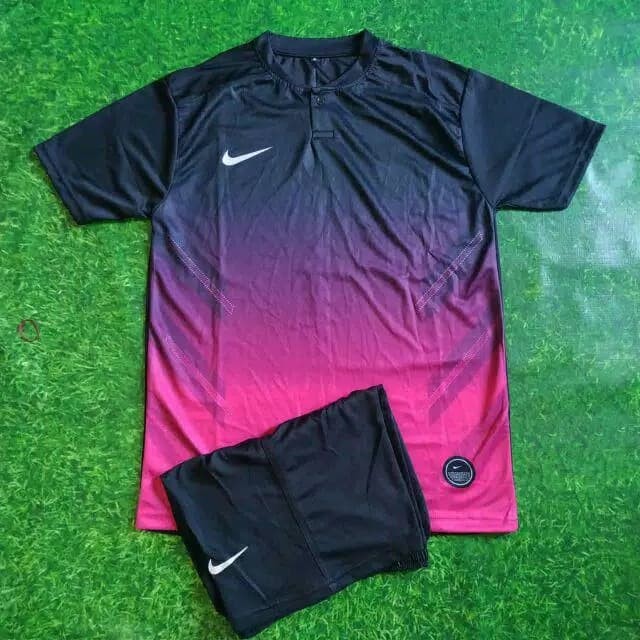 Detail Baju Futsal Warna Pink Hitam Nomer 3