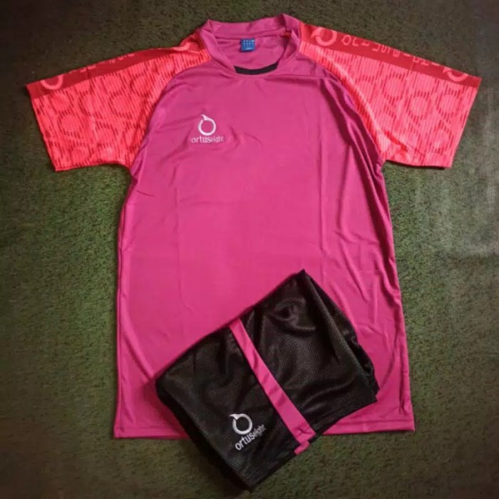 Detail Baju Futsal Warna Pink Hitam Nomer 38