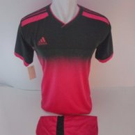 Detail Baju Futsal Warna Pink Hitam Nomer 47