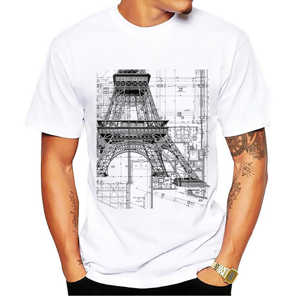 Detail Baju Gambar Menara Eiffel Nomer 18