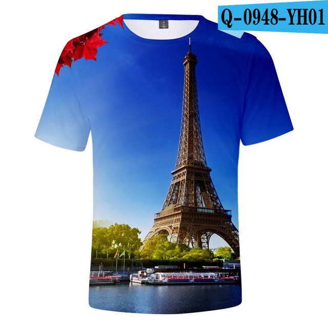 Detail Baju Gambar Menara Eiffel Nomer 4