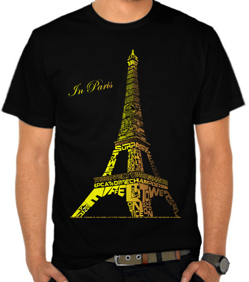 Detail Baju Gambar Menara Eiffel Nomer 28