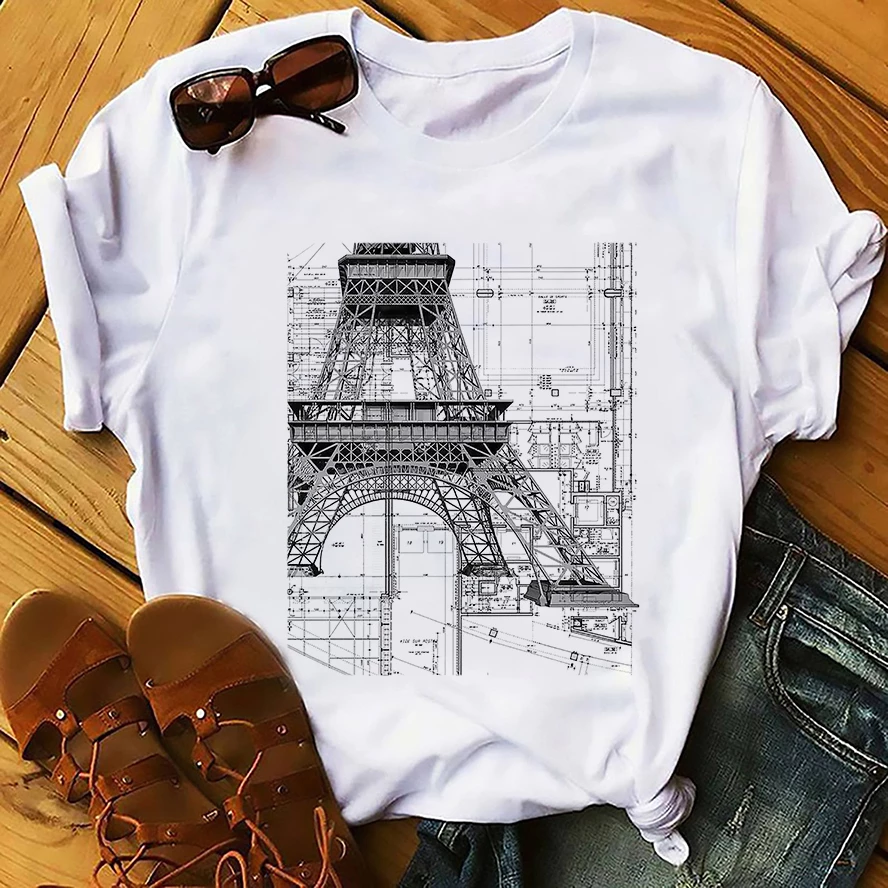 Detail Baju Gambar Menara Eiffel Nomer 42