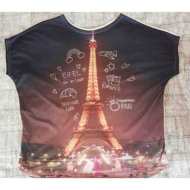 Detail Baju Gambar Menara Eiffel Nomer 55