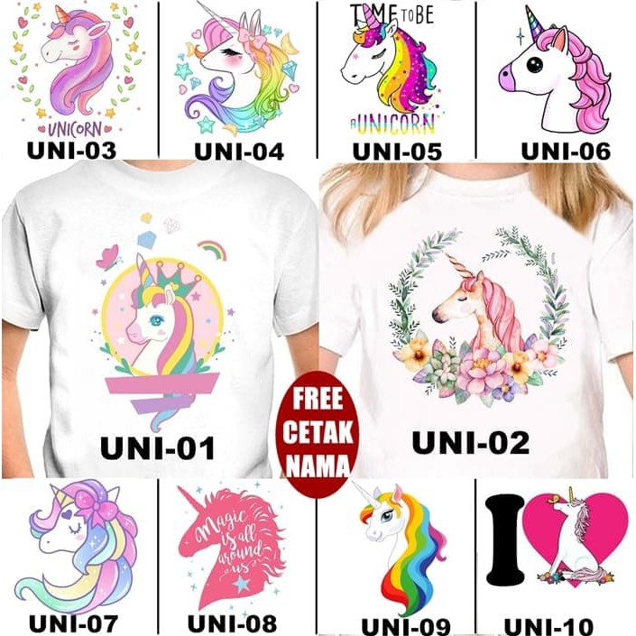 Detail Baju Gambar Unicorn Nomer 15