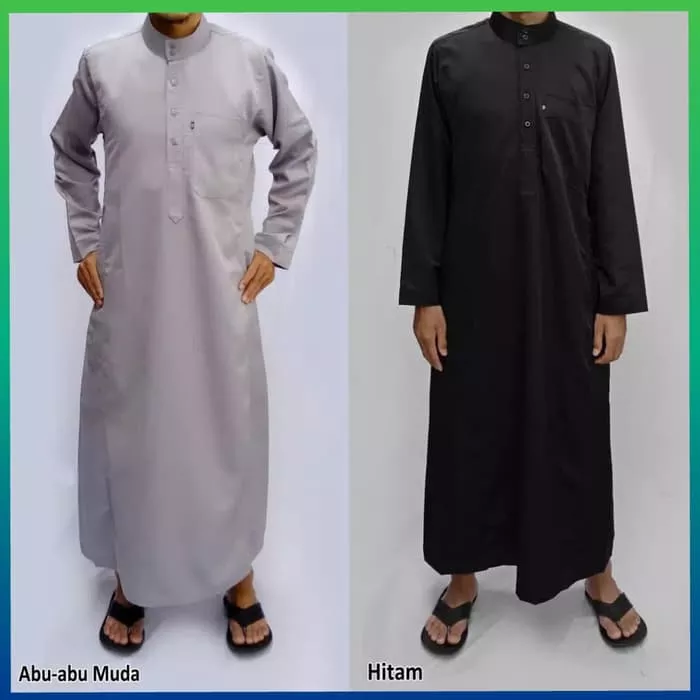 Detail Baju Gamis Arab Laki Laki Nomer 13