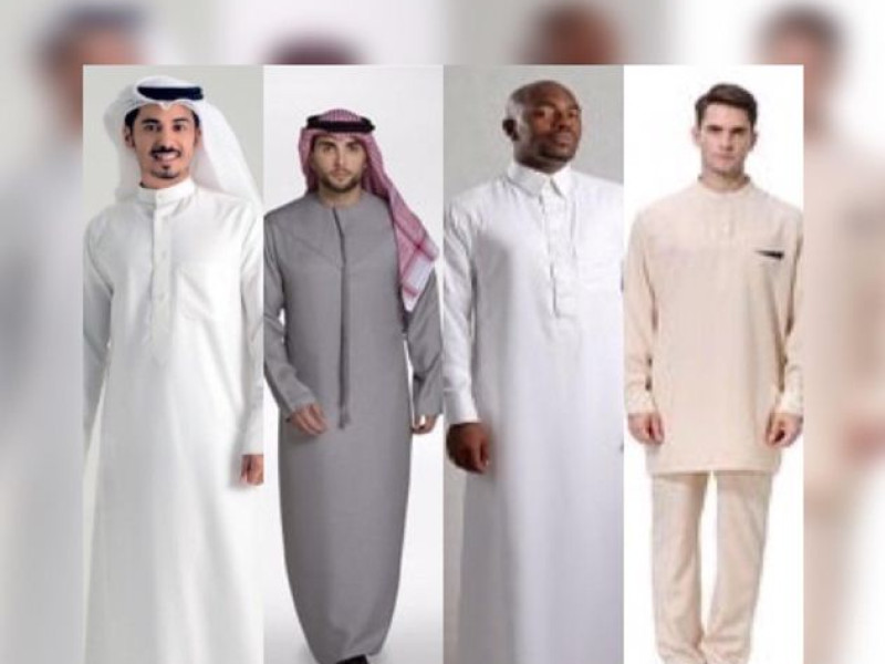 Detail Baju Gamis Arab Laki Laki Nomer 19