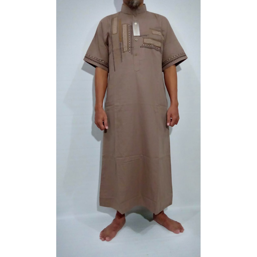 Detail Baju Gamis Arab Laki Laki Nomer 3