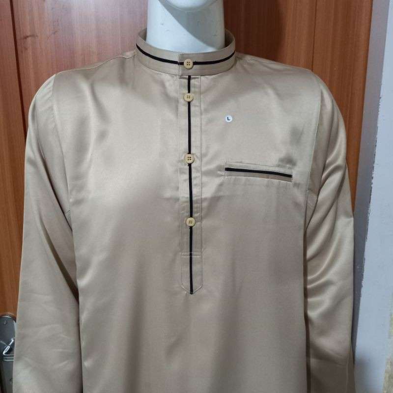 Detail Baju Gamis Arab Laki Laki Nomer 40