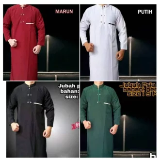 Detail Baju Gamis Arab Laki Laki Nomer 51