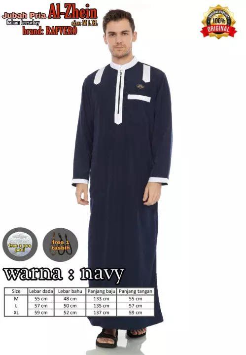 Detail Baju Gamis Arab Laki Laki Nomer 53