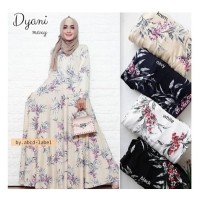 Detail Baju Gamis Bunga Bunga Nomer 51