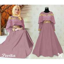 Detail Baju Gamis Pesta Elegan Nomer 25