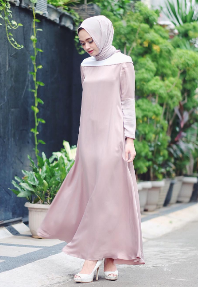 Detail Baju Gamis Pesta Elegan Nomer 10