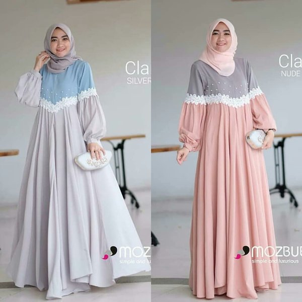 Detail Baju Gamis Renda Nomer 20