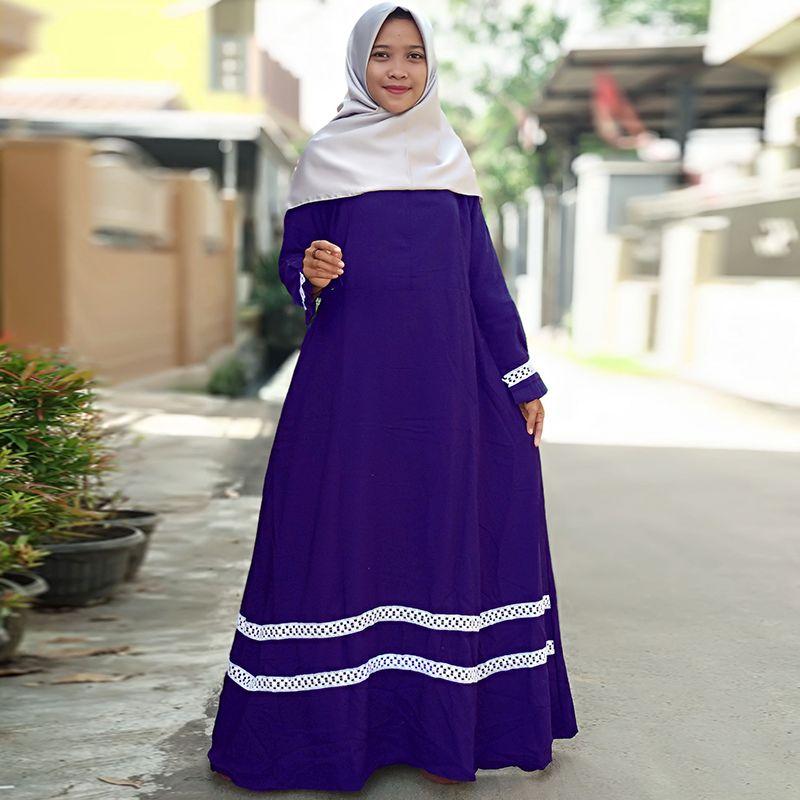 Detail Baju Gamis Renda Nomer 44