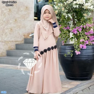 Detail Baju Gamis Renda Nomer 56