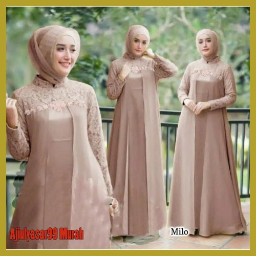 Baju Gamis Simple Elegan - KibrisPDR