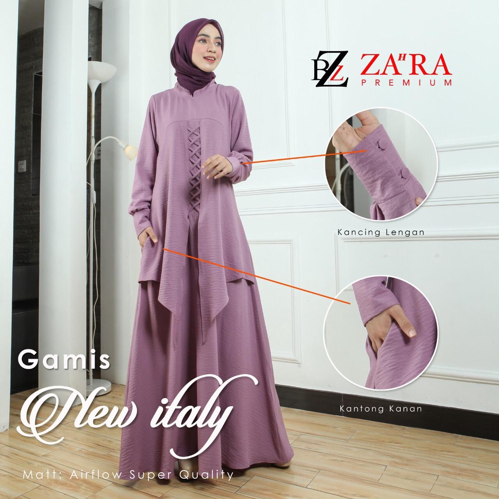 Detail Baju Gamis Simple Elegan Nomer 21