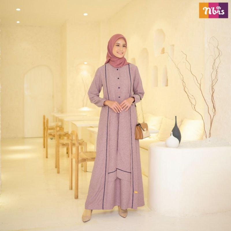 Detail Baju Gamis Simple Elegan Nomer 27