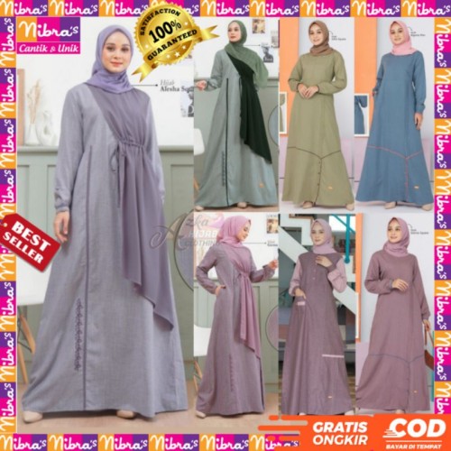 Detail Baju Gamis Simple Elegan Nomer 44