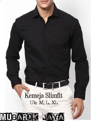 Detail Baju Hitam Lengan Panjang Polos Nomer 22