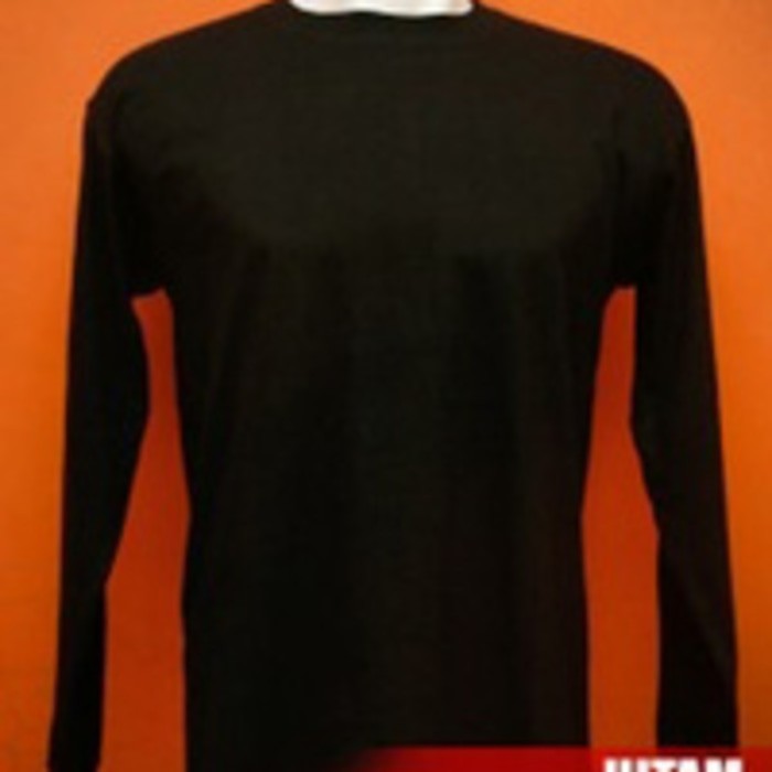 Detail Baju Hitam Lengan Panjang Polos Nomer 39