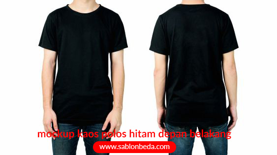 Detail Baju Hitam Polos Depan Belakang Nomer 28