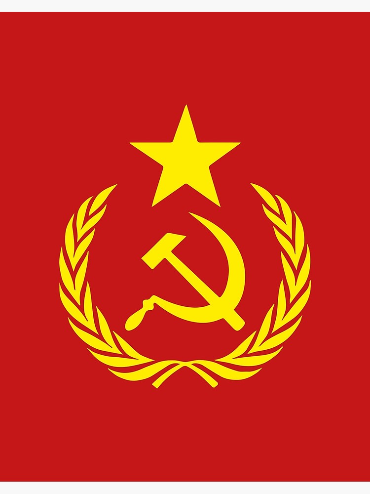 Flagge Kommunismus - KibrisPDR