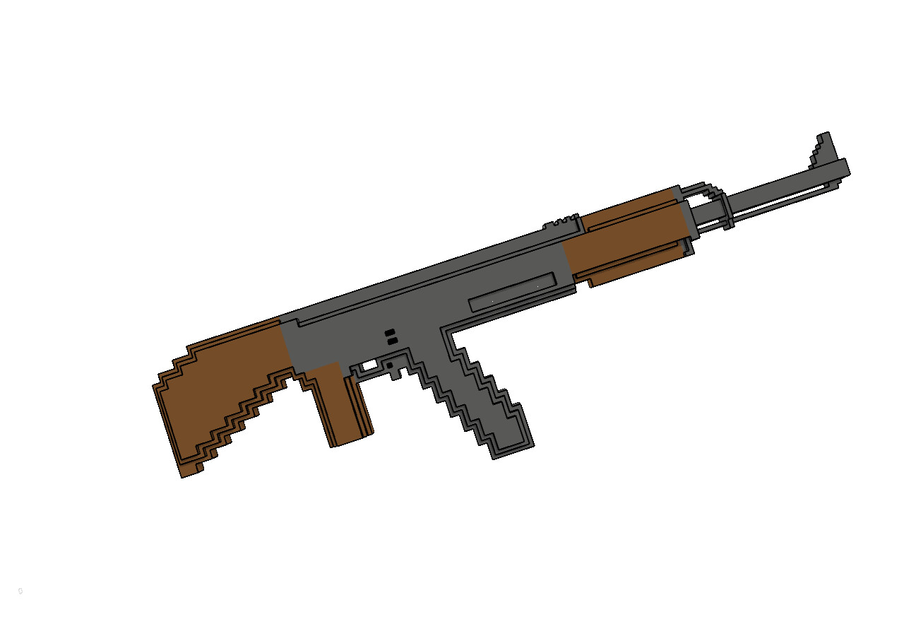 Detail Minecraft Ak 47 Nomer 18