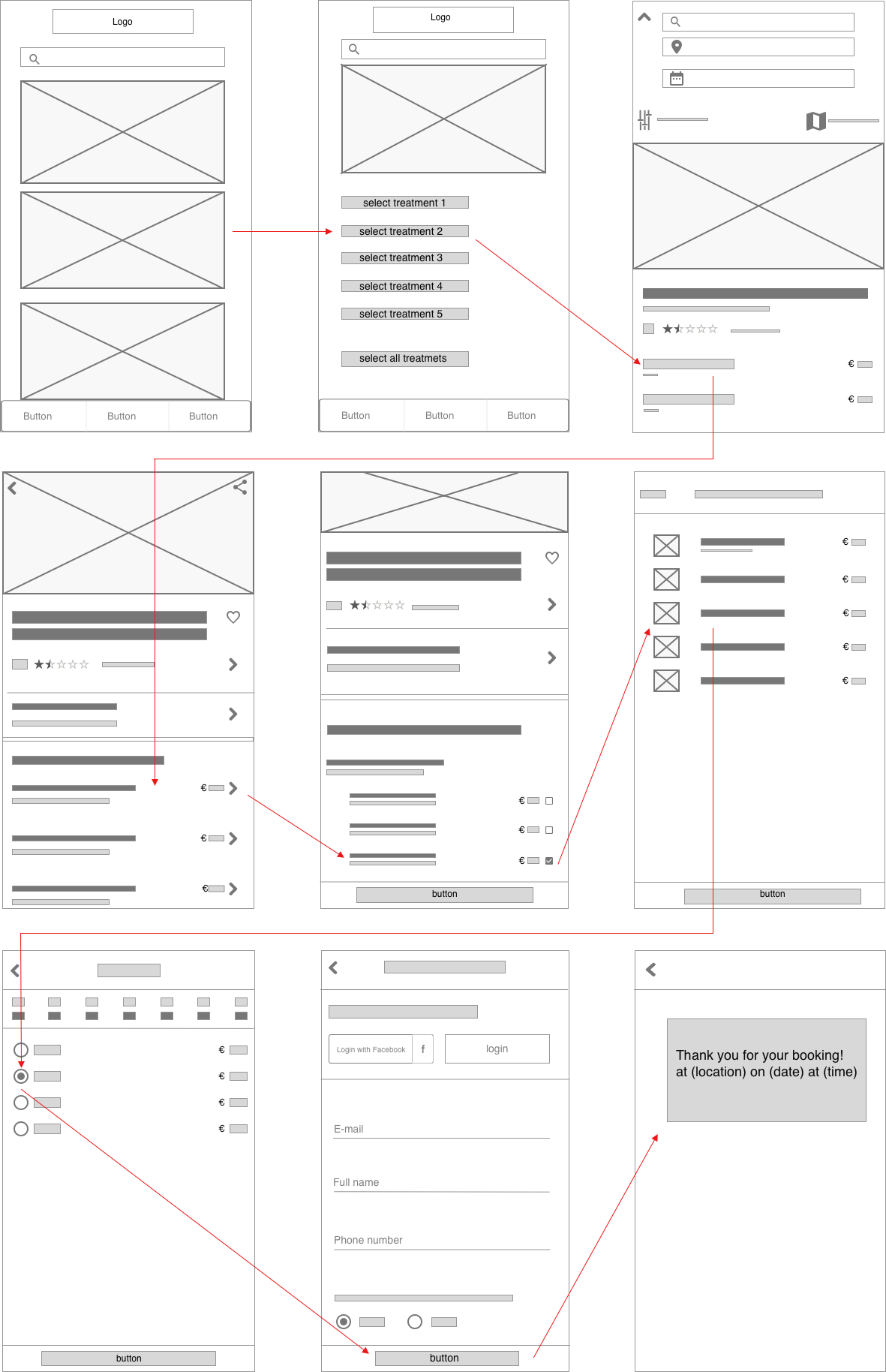 Detail Facebook Wireframe Nomer 14