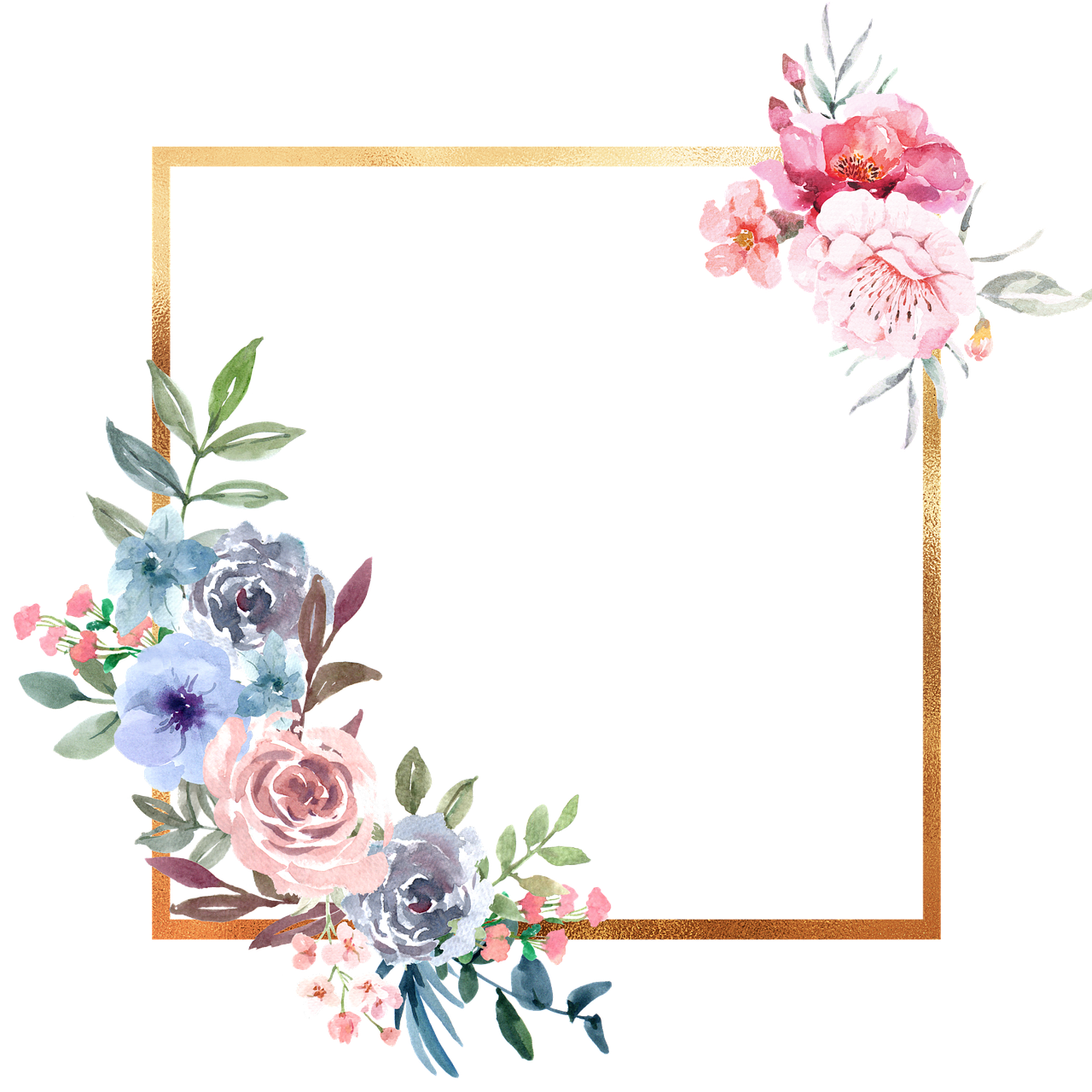 Detail Flowery Frame Nomer 3