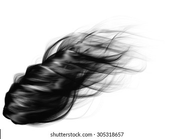 Detail Flowing Hair Png Nomer 24