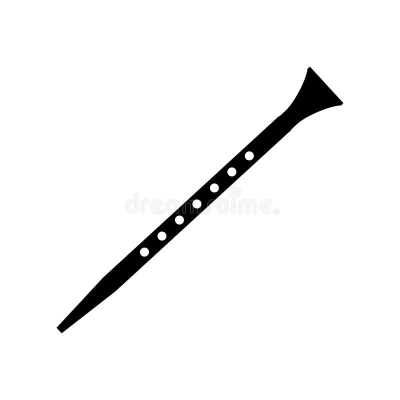 Detail Flute Black And White Clipart Nomer 16