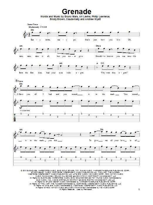 Detail Flute Notes For Grenade Nomer 19