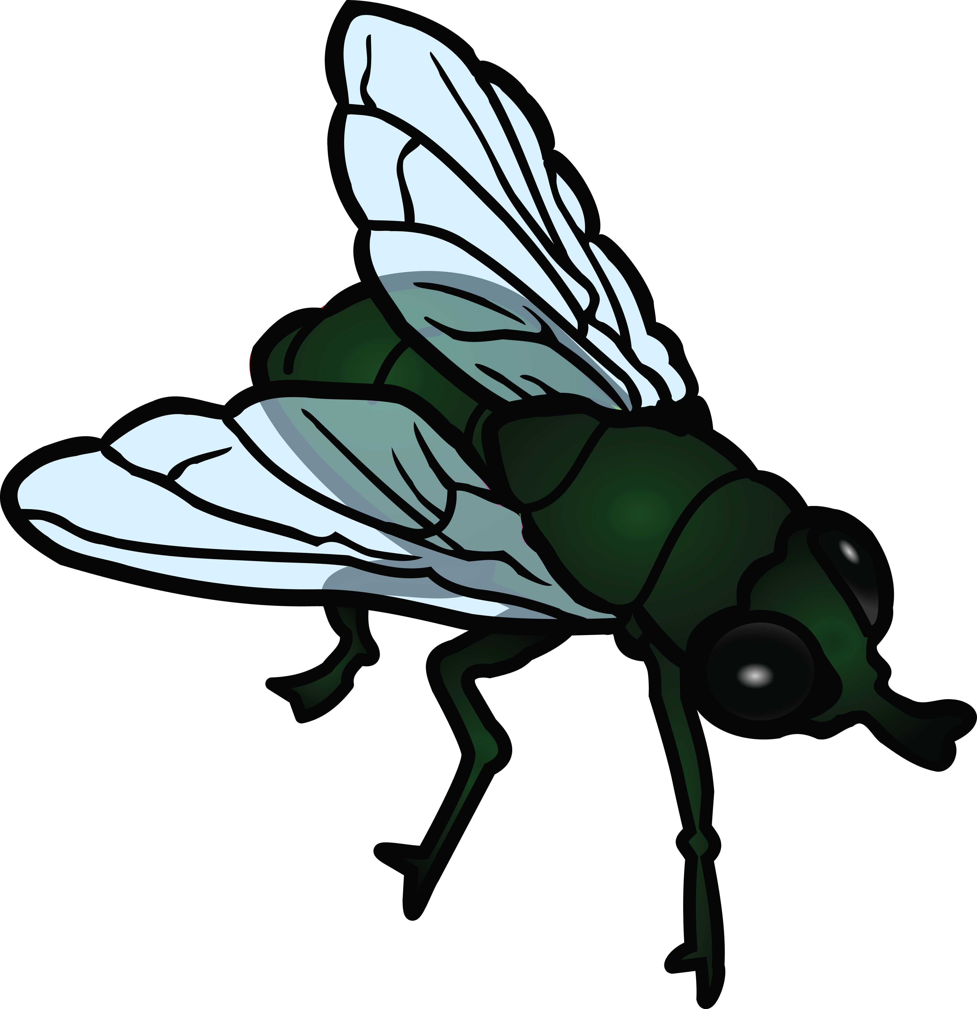 Detail Fly Clipart Nomer 11