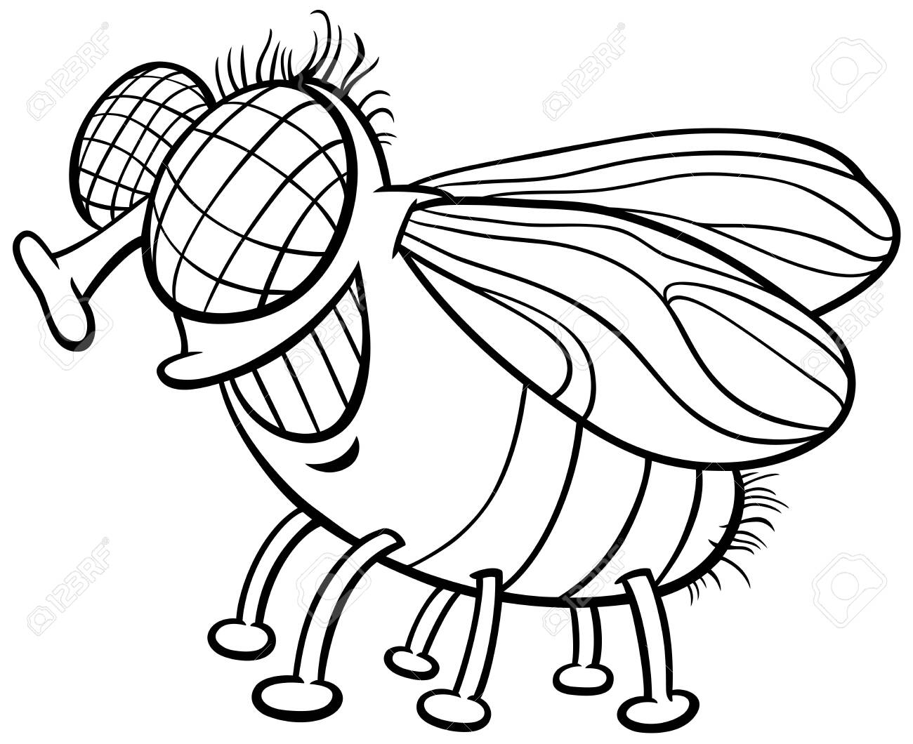 Detail Fly Clipart Black And White Nomer 36