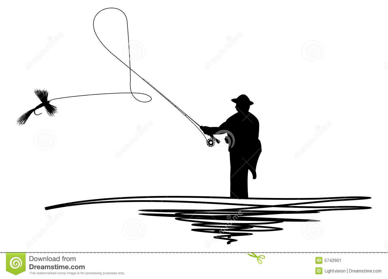 Detail Fly Fishing Images Clipart Nomer 3