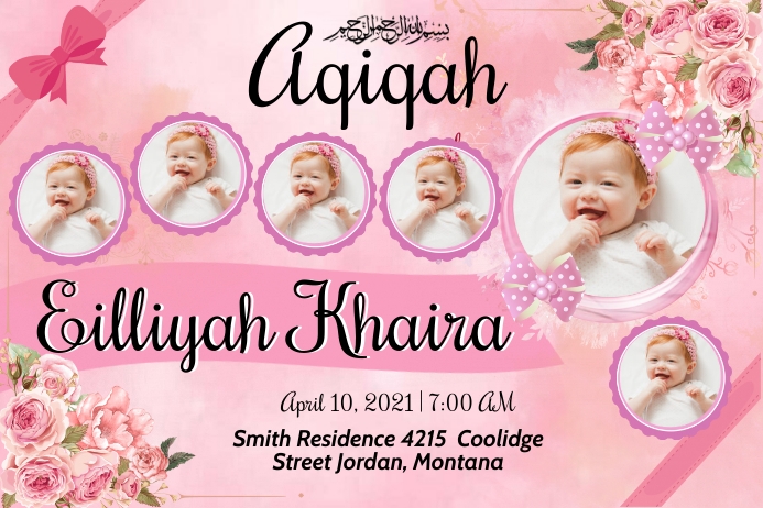 Detail Flyer Aqiqah Nomer 9