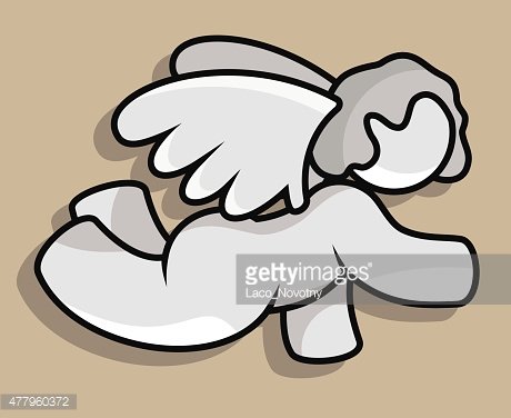 Detail Flying Angel Clipart Black And White Nomer 30